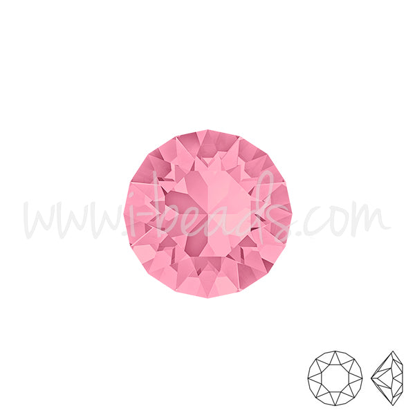 Swarovski 1088 xirius chaton light rose 4mm-pp31-SS19 (10)