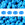 Vente au détail Perles Super Duo 2.5x5mm Neon Electric Blue (10g)