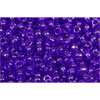 cc8 - perles de rocaille Toho 11/0 transparent cobalt (10g)