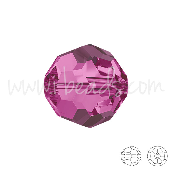 Swarovski 5000 runde Perlen fuchsia 4mm (20)