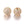 Perlengroßhändler in der Schweiz Runde Perle besetzt mit Zirkonen Vergoldetes Messing 6x1,5 mm (1)