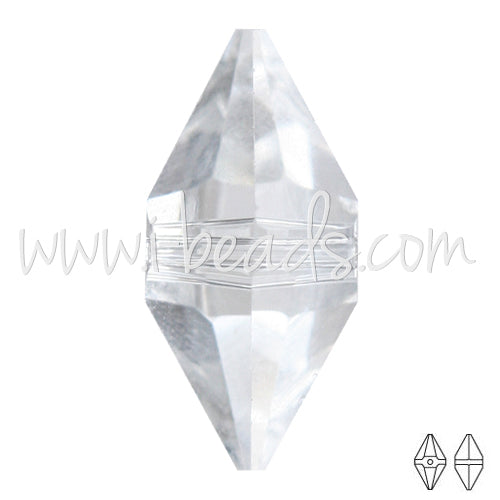 Kaufen Sie Perlen in der Schweiz Swarovski Elements 5747 double spike crystal 16x8mm (1)