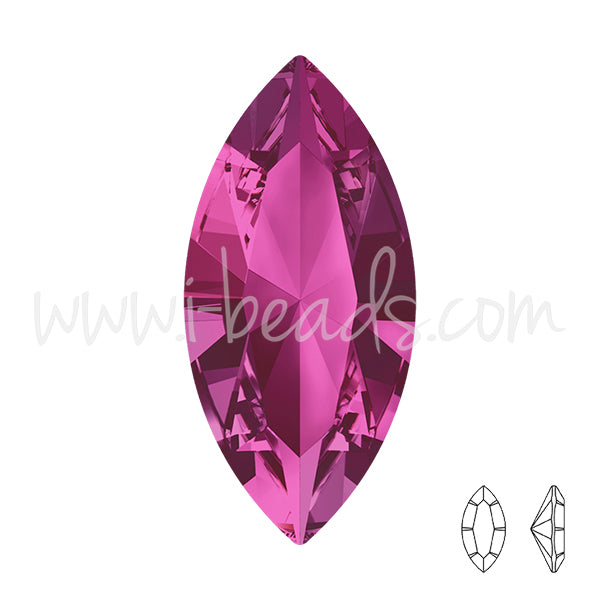 Swarovski 4228 navette fuchsia 15x7mm (1)