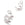 Perlengroßhändler in der Schweiz Mond Anhänger aus Platinum Messing mit Strasssteine Zirkonoxid - 7mm (1)