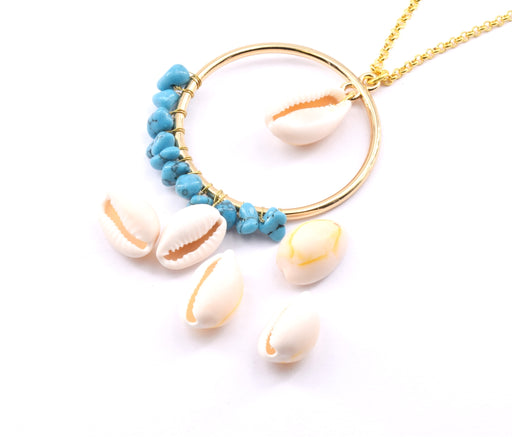 Kaufen Sie Perlen in der Schweiz Kauri Schale für Charme und Juwelen. Ungefähr 10 mm (10)