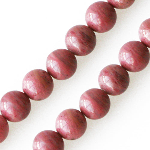 Rose jasper runder perlen strang 8mm (1)