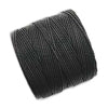 Kaufen Sie Perlen in der Schweiz S-lon Nylon Garn schwarz 0.5mm 70m (1)