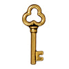 Kaufen Sie Perlen in der Schweiz Schlüssel charm antik vergoldet (1)