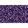 cc2224 - perles de rocaille Toho 15/0 silver lined purple (5g)