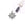 Perlengroßhändler in der Schweiz Schneeflockenanhänger 925 silberner Schneeflockenanhänger - 13 × 12 mm (1)