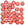 Perlengroßhändler in der Schweiz Honeycomb Perlen 6mm chalk lava red (30)