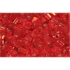 cc25c - Toho triangle perlen 2.2mm silver-lined ruby (10g)