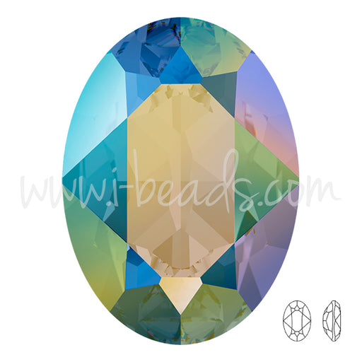 Kaufen Sie Perlen in der Schweiz Swarovski 4120 oval fancy stone crystal paradise shine 18x13mm (1)
