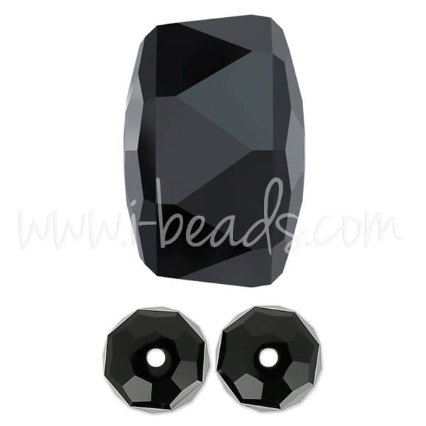 Perles Swarovski 5045 Rondelle jet 8mm (2)