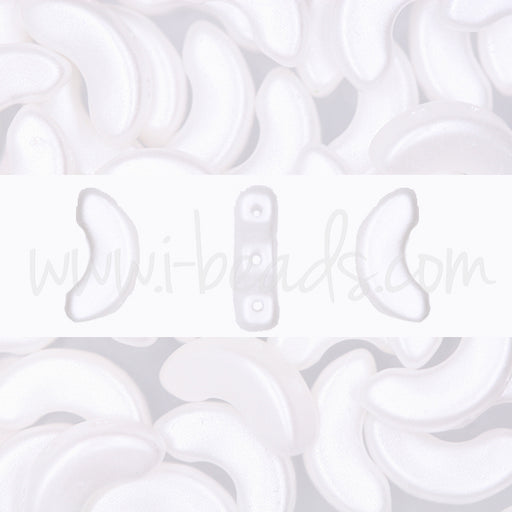 Kaufen Sie Perlen in der Schweiz Arcos par Puca 5x10mm pastel white (10g)
