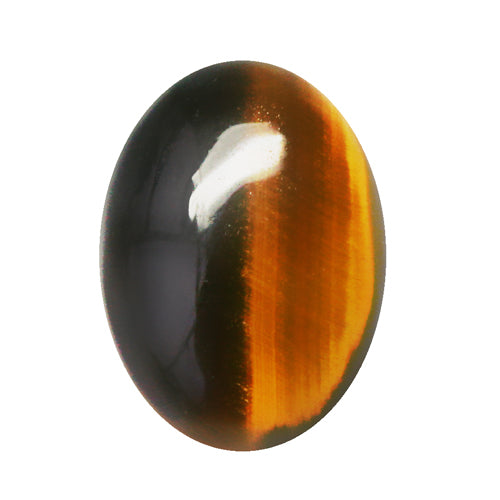 Achat Cabochon ovale oeil de tigre 18x13mm (1)