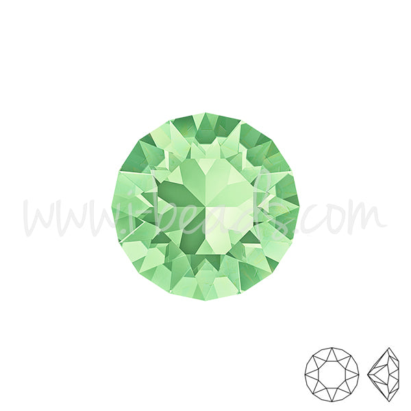 Swarovski 1088 xirius chaton chrysolite 6mm-SS29 (6)