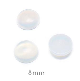 Kaufen Sie Perlen in der Schweiz Runder Cabochon 8 mm Opalite (2)