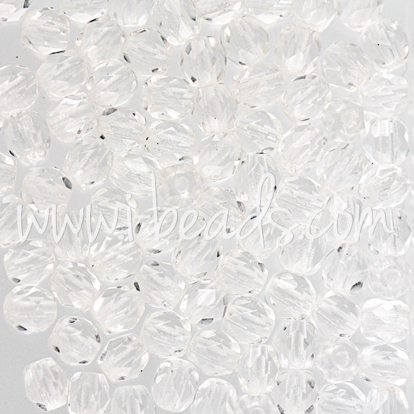 Glasschliffperlen crystal 4mm (100)