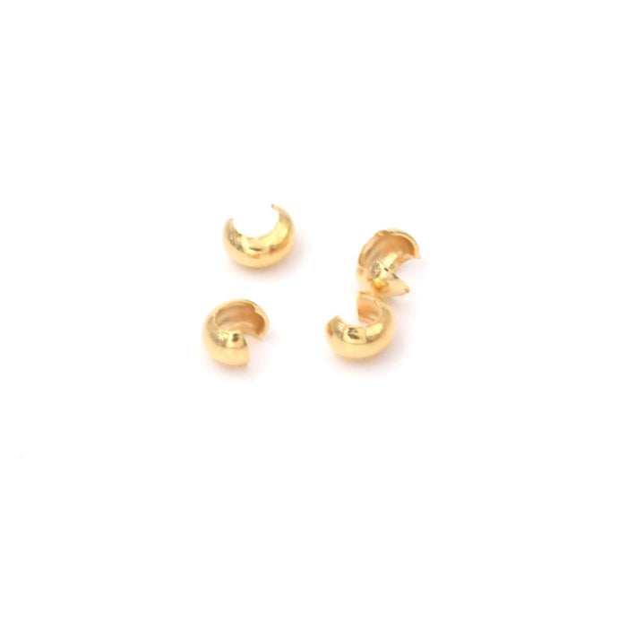 GOLD FILLED Quetschperlen - 3mm (10)