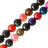Kaufen Sie Perlen in der Schweiz Mehrfarbige feuerachat runde perlen 4mm strang (1)