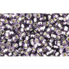 cc39 - perles de rocaille Toho 11/0 silver lined tanzanite (10g)