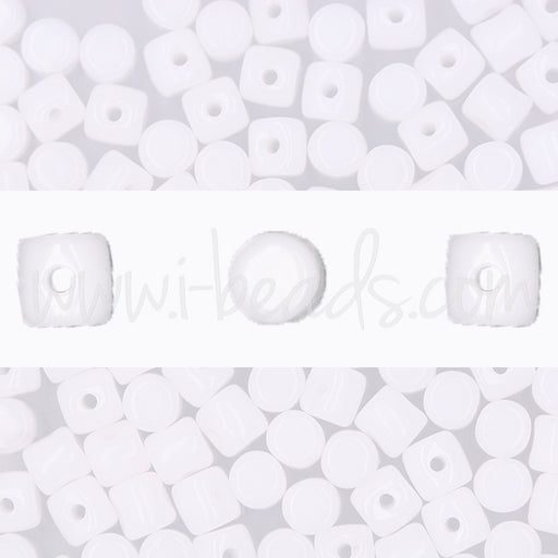 Kaufen Sie Perlen in der Schweiz Minos par Puca 2.5x3mm opaque white (5g)