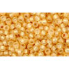 Kaufen Sie Perlen in der Schweiz cc2110 - Toho rocailles perlen 11/0 silver lined milky light topaz (10g)