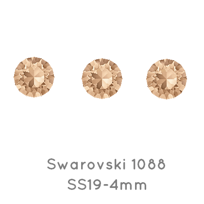 Kaufen Sie Perlen in der Schweiz Swarovski 1088 xirius chaton Silk F 4mm -SS19 (10)