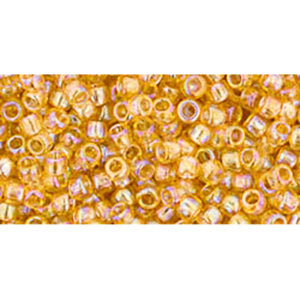 Kaufen Sie Perlen in der Schweiz cc162 - Toho Takumi LH runde perlen 11/0 transparent rainbow light topaz (10g)