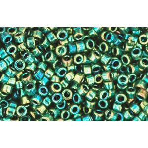 Kaufen Sie Perlen in der Schweiz cc507 - Toho treasure perlen 11/0 higher metallic iris green (5g)
