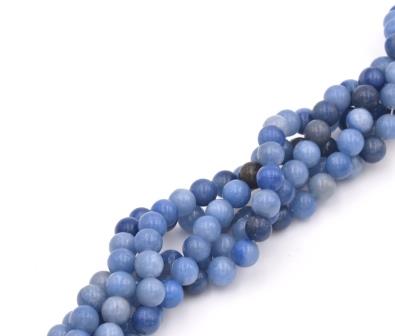 Kaufen Sie Perlen in der Schweiz Aventurin blau runder perlenstrang 6mm -38cm -60 perlen (1)
