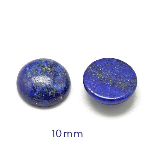 Kaufen Sie Perlen in der Schweiz Runder cabochon Lapis Lazuli 10mm (1)