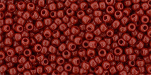Kaufen Sie Perlen in der Schweiz cc45 - Toho beads 11/0 opaque pepper red -250gr