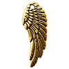 Kaufen Sie Perlen in der Schweiz Flügel charm antik vergoldet (1)