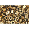 cc221 - perles Toho cube 3mm bronze (10g)