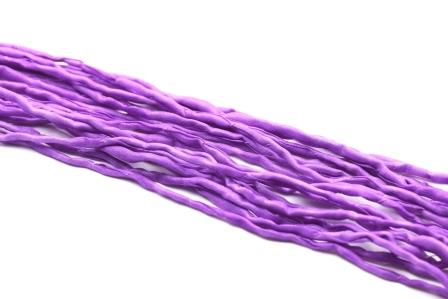 Achat Cordon de soie naturelle teinture main VIOLET 2mm (1m)