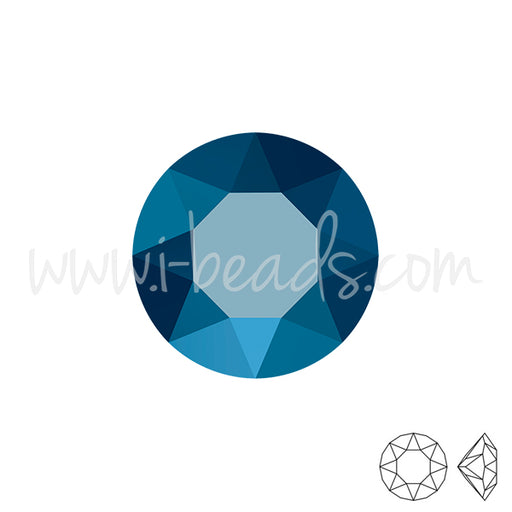 Kaufen Sie Perlen in der Schweiz Swarovski 1088 xirius chaton crystal metallic blue 6mm-SS29 (6)