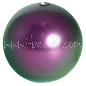 Perles Swarovski 5810 crystal iridescent purple pearl 12mm (5)