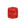 Grossiste en Perle de Murano cube rouge et or 6mm (1)