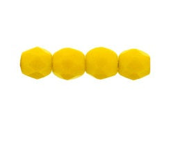 Kaufen Sie Perlen in der Schweiz Glasschliffperlen SUNFLOWER YELLOW 3mm (30)