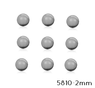 Kaufen Sie Perlen in der Schweiz 5810 Swarovski CRYSTAL GREY PEARL - 2mm (50)