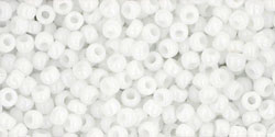 Kaufen Sie Perlen in der Schweiz cc41 - Toho beads 11/0 opaque white -250gr