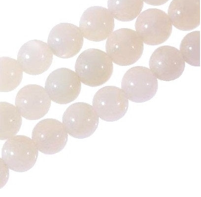 Kaufen Sie Perlen in der Schweiz Runde natürliche Mondstein 6 mm - 0,8 mm Loch (1 Faden -64perles)