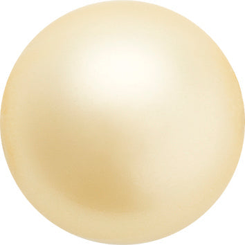 Kaufen Sie Perlen in der Schweiz Round Pearl Preciosa Vanilla 4mm -71600 (20)