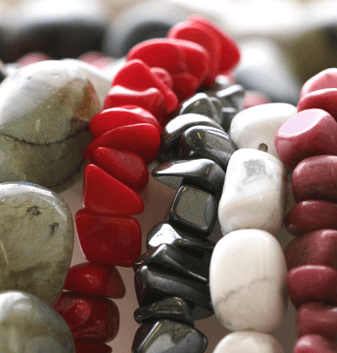 Bling Jewelry Klassische Glatte 10Mm Schwarz Weiu00df Grau Tri Multi Color Hand Geknotet Simulierten Perlen Strang Halskette Fu00fcr Frauen 18 Zoll