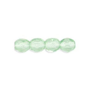 Kaufen Sie Perlen in der Schweiz Glasschliffperlen Peridot 4mm - Trou : 0.8mm (50)