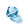 Perlen Einzelhandel Preciosa Malibu Blue Doppelkegelperlen – 6 mm (10 Stück)