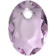 Crystal4You 6438 pendentif oval Light Amethyst 9mm (2)