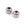 Perlengroßhändler in der Schweiz Runde Perle Edelstahl 8x7mm - Loch: 3mm (2)